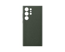 Кожен кейс Leather Cover за Samsung Galaxy S23 Ultra - Green