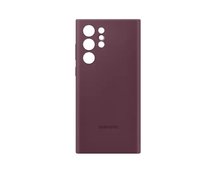 Silicone Cover кейс за Samsung Galaxy S22 Ultra - Burgundy