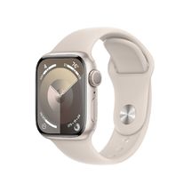 Apple Watch Series 9 GPS 41mm Starlight Aluminium Case with Starlight Sport Band 