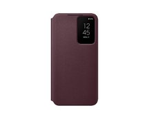 Smart Clear View Cover калъф за Samsung Galaxy S22 - Burgundy
