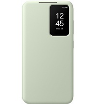 Smart View Wallet Case калъф за Samsung Galaxy S24+ Plus - Light Green