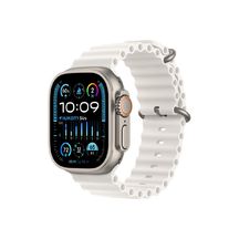 Apple Watch Ultra 2 GPS + Cellular 49mm Titan Case with White Ocean Band