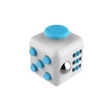 Анти стрес кубче Fidget Cube - white/blue