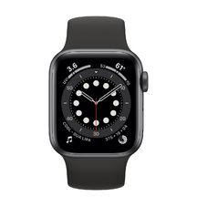 Apple Watch SE Space Gray Aluminum Case with Midnight Sport Band 44mm