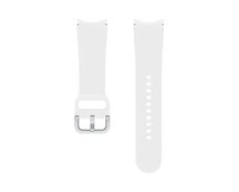 Силиконова каишка Bracelet Sport Band за Samsung Galaxy Watch 4 40/44mm S/M - White