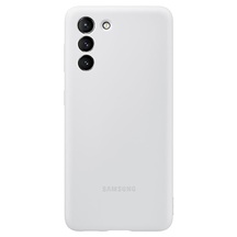 Silicone Cover кейс за Samsung Galaxy S21 - Light Grey