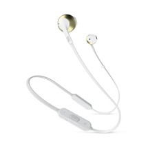 Bluetooth TWS слушалки JBL Tune 205 (T205BT) - white/gold