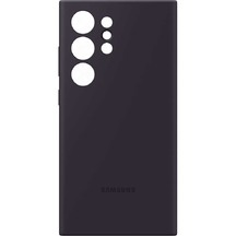 Silicone Case калъф за Samsung Galaxy S24 Ultra - Dark Violet