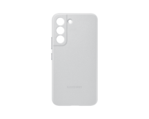 Кожен кейс Leather Cover за Samsung Galaxy S22 - Light Gray