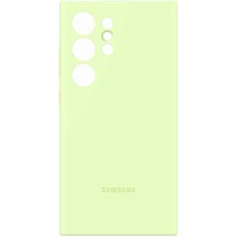 Silicone Case калъф за Samsung Galaxy S24 Ultra - Light Green