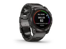 Garmin fenix 7X Pro – Sapphire Solar Edition - Carbon Gray DLC Titanium с Vented Titanium каишка