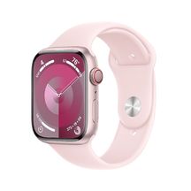 Apple Watch Series 9 GPS + Cellular 45mm Pink Aluminium Case with Light Pink Sport Band