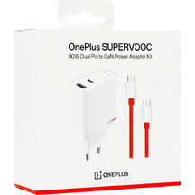 Оригинално зарядно за OnePlus 13R SuperVOOC Dual Ports GaN Power Adapter (80W)