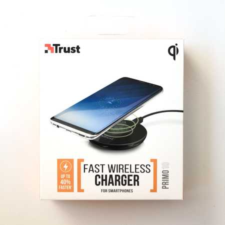 Fast Wireless Charger зарядно Trust Primo 10 (10W MAX)