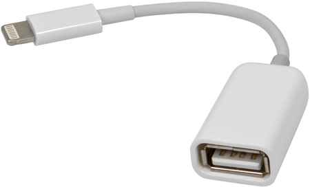 OTG конектор адаптер от USB към Apple Lightning
