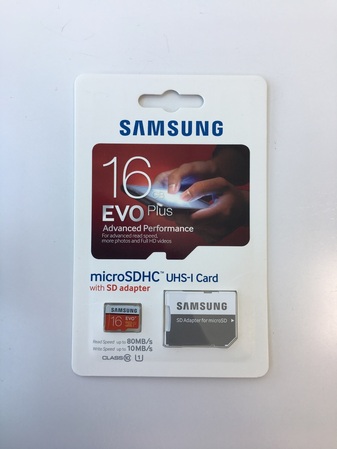 Micro SD Samsung 16GB EVO+
