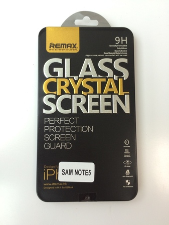 Стъклен протектор Remax за Galaxy Note 5