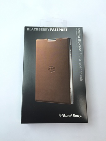 Leather Flip case калъф за BlackBerry Passport