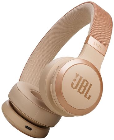 Bluetooth слушалки JBL Live 670NC headphones - Sandstone