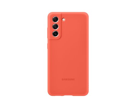 Silicone Cover кейс за Samsung Galaxy S21 FE - Coral