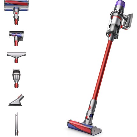 Вертикална прахосмукачка Dyson V11 Fluffy (2023) - Nickel Red