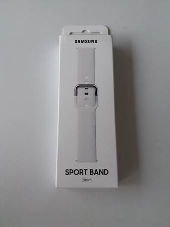 Силиконова каишка за Samsung Galaxy Watch Active R500 20mm - White