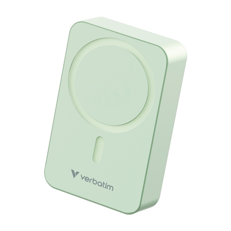 Verbatim Charge'n'Go Essentials Power Bank Magnetic Wireless 20000mAh - Green