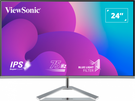 Монитор ViewSonic VX2476-smh 24" Frameless Entertainment Monitor