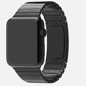 space black link bracelet 44mm