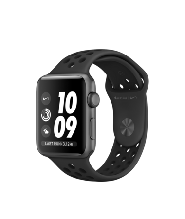 Apple Watch Gray Case with Anthracite/Black Nike Band 42mm Series 3 GPS