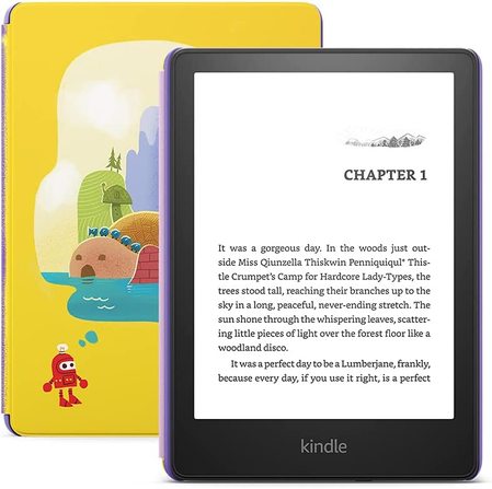 Електронен четец Amazon Kindle Paperwhite kids 11th gen 8GB - Yellow