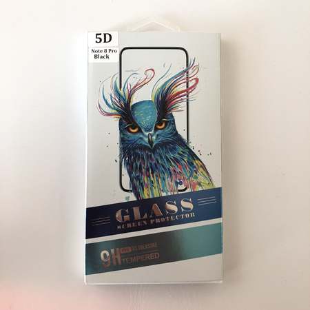 5D стъклен протектор за Xiaomi Note 8 Pro