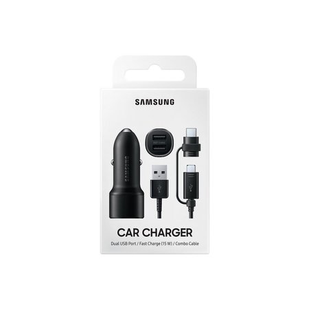 Car Charger зарядно за кола Dual Fast Charge за Samsung Galaxy S10+ Plus