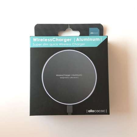 Wireless Charger зарядно Allocacoc Aluminum (10W MAX) за Iphone 8 plus