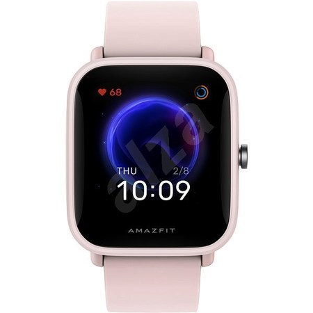 xiaomi amazfit bip u pro pink smartwatch