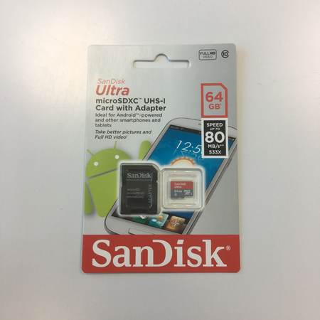 Micro SD SanDisk Ultra 64GB