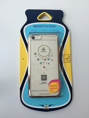 Луксозен кейс с камъни MeePhone за Iphone 6s 