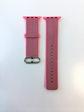 Каишка Apple Watch Pink Woven Nylon 42/44mm