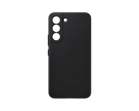 Кожен кейс Leather Cover за Samsung Galaxy S22 - Black