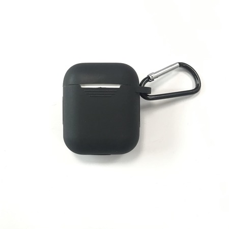 Силиконов калъф за Apple Airpods - black