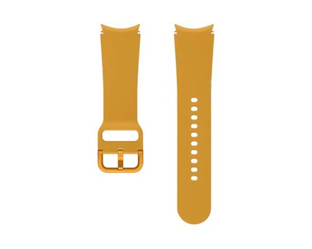 Силиконова каишка Bracelet Sport Band за Samsung Galaxy Watch 4 40/44mm M/L - Mustard