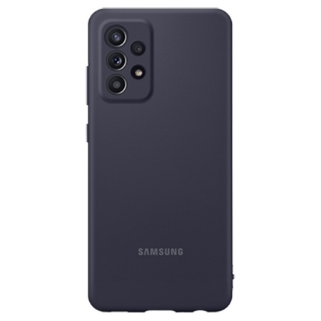 Silicone Cover кейс за Samsung Galaxy A72 - Black