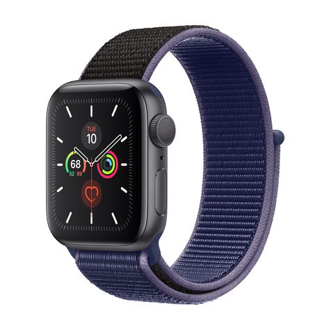 Apple Watch Space Gray Aluminum Case/Midnight Blue Sport Loop 44mm Series 5