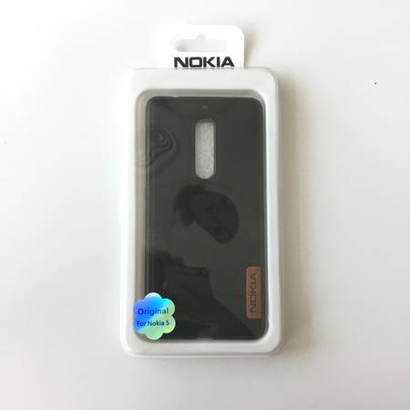 Силиконов кейс с текстилен гръб за Nokia 5