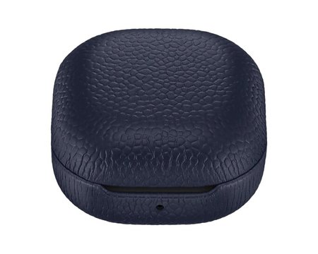 Кожен кейс Leather Cover за Samsung Galaxy Buds Live - Navy