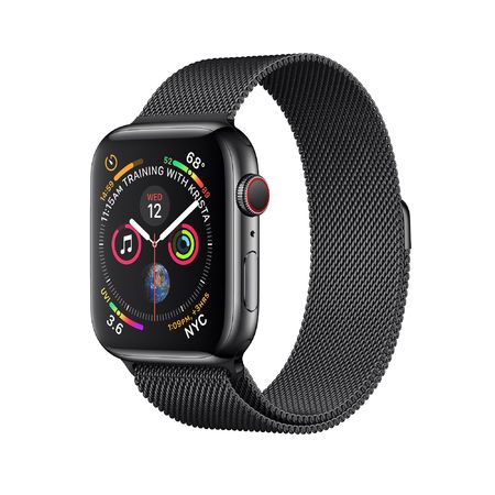 Apple Watch Black Stainless Steel Case/Milanese Loop 40mm Series 4 GPS + Cellular