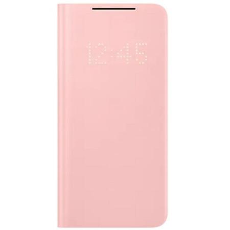 Smart LED View Cover калъф за Samsung Galaxy S21 - pink