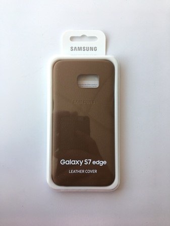 Кожен кейс Leather Cover за Samsung Galaxy S7 Edge