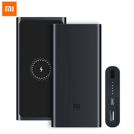 Xiaomi батерия с безжично зареждане 10W Wireless Power Bank 10000 mAh - black