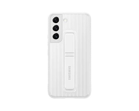Protective Standing Cover за Samsung Galaxy S22 - White
